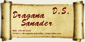 Dragana Sanader vizit kartica